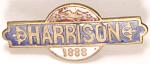 Harrison Enamel Pinback