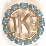 Ike Blue Jewelry Pin