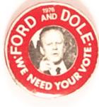 Ford We Need Your Vote