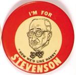 I`m For Stevenson