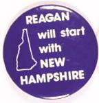 Reagan New Hampshire