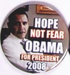 Obama Hope Not Fear