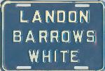 Landon, Barrows, White Maine Coattail License