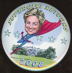 Hillary Clinton, Supergirl Returns 6 Inch Celluloid