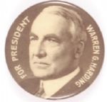 Warren G. Harding for President