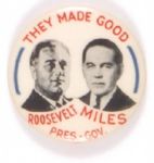 Roosevelt-Miles New Mexico Coattail