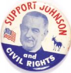 Support Johnson and Civil Rights