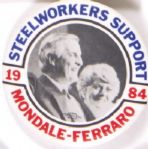 Steelworkers Support Mondale, Ferraro