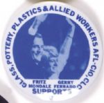 Glass and Pottery Workers for Mondale-Ferraro
