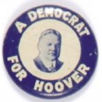 Democrat for Hoover