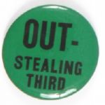 Out Stealing Third Green Version