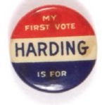 Harding First Vote