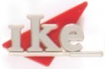 Ike Plastic Pinback
