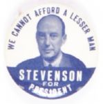 Stevenson Lesser Man
