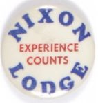 Nixon-Lodge Experience Counts
