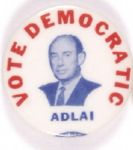 Rare Adlai Vote Democratic