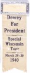Dewey Wisconsin Tour Ribbon