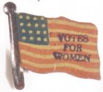 Votes for Women Flag Lithograph