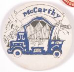 McCarthy Bandwagon Silk Screen Pin