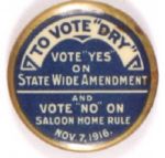 Vote Dry Statewide Amendment