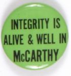 McCarthy Integrity