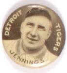 Jennings, Tigers Baseball Pin