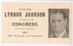 Lyndon Johnson for Congress