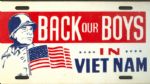 Back Our Boys in Vietnam License Plate