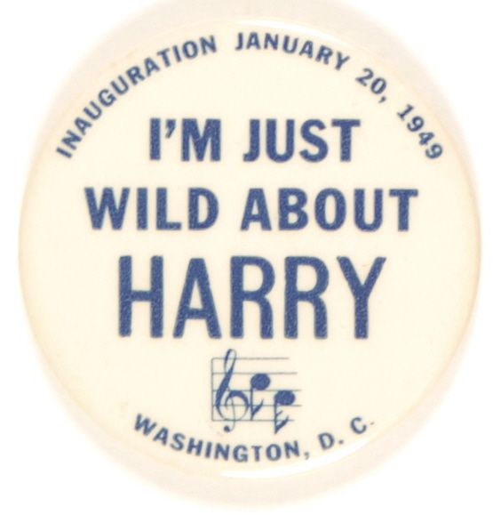 I’m Just Wild About Harry Inaugural Pin