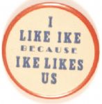 I Like Ike Because Ike Likes Us