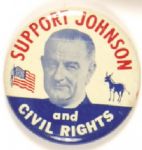 Support Johnson and Civil Rights