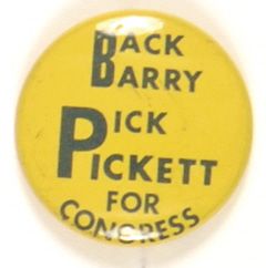 Back Barry, Pick Pickett Coattail