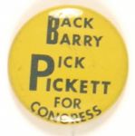 Back Barry, Pick Pickett Coattail
