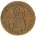 Winfield Scott Brass Token