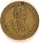 Millard Fillmore Brass Token