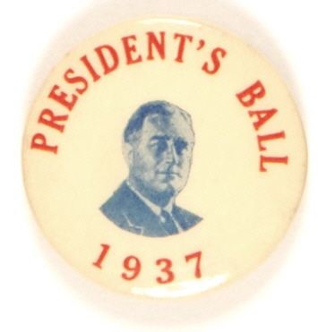 FDR 1937 Presidents Ball