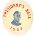 FDR 1937 Presidents Ball