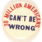 FDR 36 Million Americans