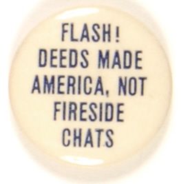 Flash! Willkie anti Fireside Chats