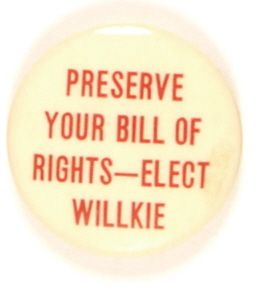 Willkie Preserve Bill of Rights