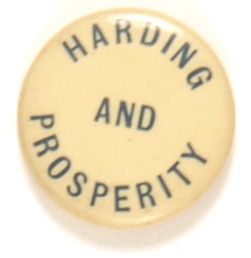 Harding and Prosperity