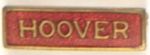 Hoover Red and Gold Enamel