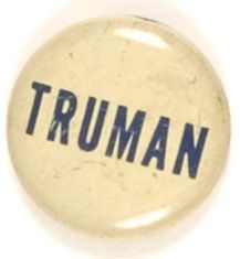 Truman White Litho