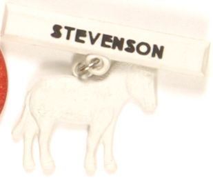 Stevenson Plastic Donkey Pinback