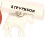 Stevenson Plastic Donkey Pinback