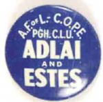 Adlai, Estes Pittsburgh Labor