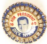Nixon 1960 Rhinestone Border