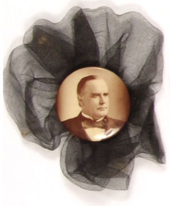 McKinley Celluloid With Mourning Material
