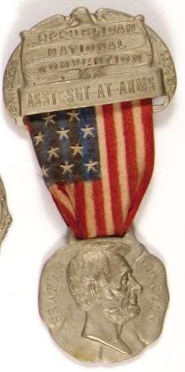 Harding 1920 Convention Badge