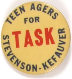Teenager for Stevenson-Kefauver